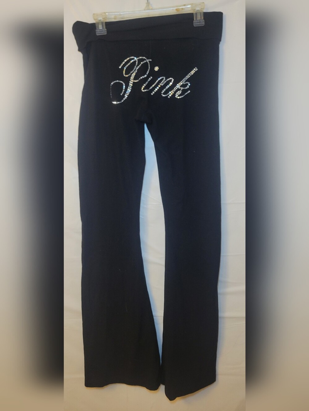 PINK Victoria's Secret Black Logo Tag pants - Picture 2 of 3